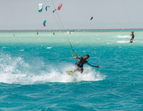 Kitesurfing